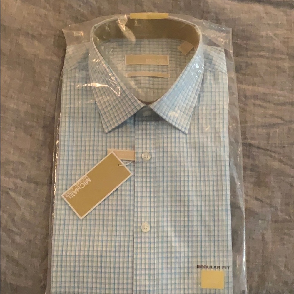 New Michael Kors Men’s Shirt size 17 34-35 Regular